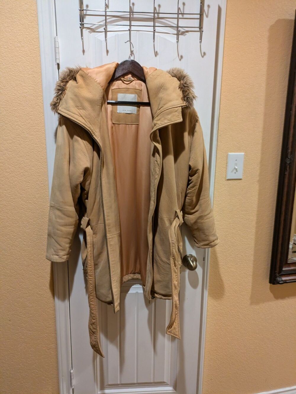 Vintage Andrew Marc New York Leather Coat Women’s Sz M